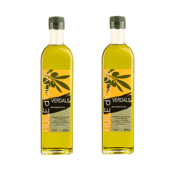 Huile d’olive Verdale 75 cl par 2